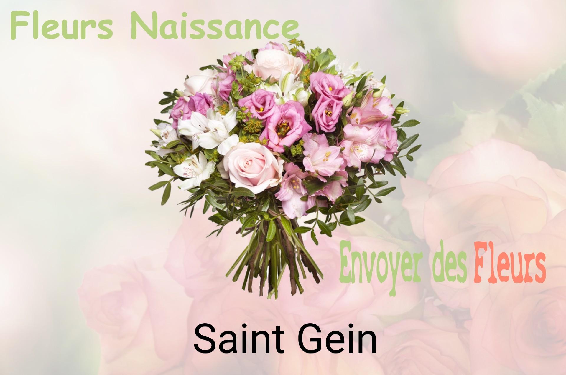 Bouquet de fleurs de naissance livré à Saint-Gein